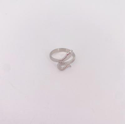 China Hiphop Fashion Hiphop Trend The Other Stainless Steel Serpentine Snake Ring for sale