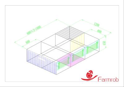 China Chick Brooder Cage / Pullet Chick Cages Korrosionsbeständig glatter und ohne Burr zu verkaufen