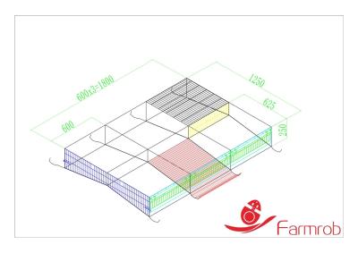 China Automatic Poultry Battery Cage System Centralized Management Quail Battery For Quail Rearing for sale