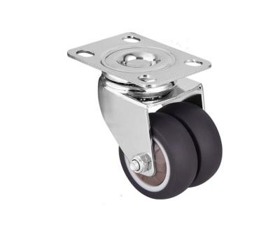 China Traditional Gravity Load 5 Ton Caster Wheel 2.5 Inch Caster Wheel Manufacturers Casters With Double Wheels Caster for sale