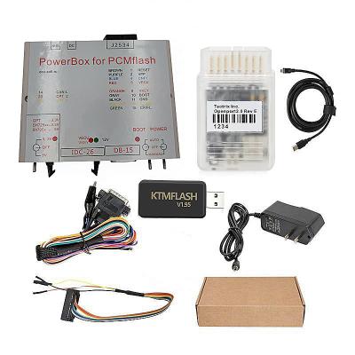 China Diagnostic fault code K-TM FLASH 1.95 ECU programmer and transmission power upgrade machine pcmflash chiptuning for sale