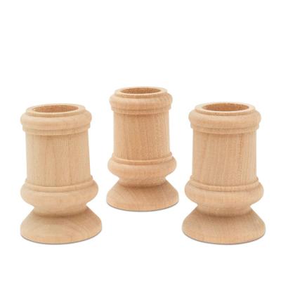 China Wholesale Rustic Home Decor Tea Light Wedding Decorating Wooden Tea Light Candle Holder for sale