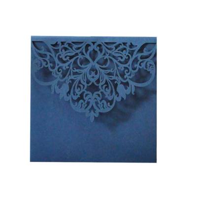 China Europe Laser Cut Wedding Invitation Pocket To Wedding Bridal Quinceanera Shower Baby Shower Party Invitation Card Luxury for sale