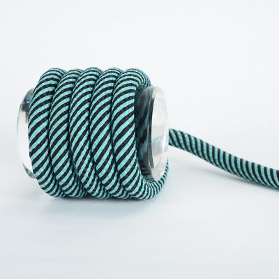 China Low Hardness Price 16mm High Strengh Customized Bearing Rope Braided Polyester High Hardness Rope Rope for sale