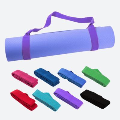 China Adjustable Yoga Mat Strap From Mat With Carrying Strap Durable Good Price Adjustable Non-Elastic Yoga for sale