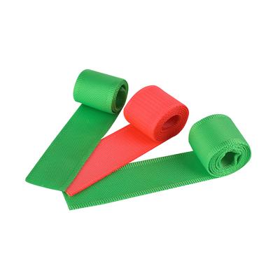 China Durable Sharpening Imitation Nylon Strap Durable Fluorescent Color Imitation Nylon Webbing for sale