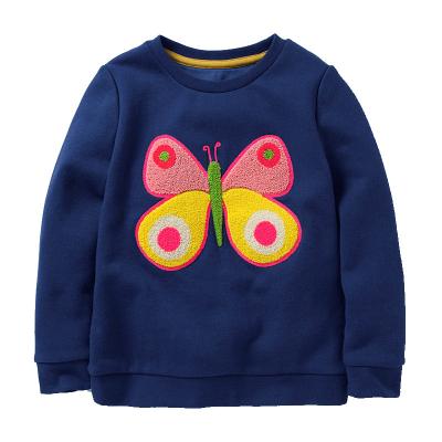 China New Design Breathable Clothes For Kids Girls Butterfly Pattern Long Sleeve Girls' Sweaters for sale