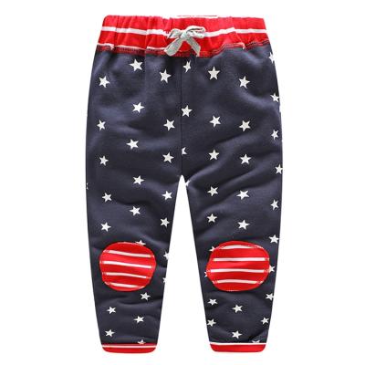 China Wholesale Custom Breathable Star Print Kids Pants Toddler Babies Boy Sports Tracksuit for sale