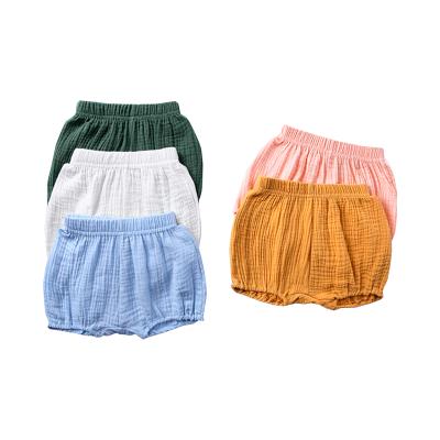 China Anti-static Single Color Children Baby Bottom Shorts 2021 Summer Baby Bloomers For Babies for sale