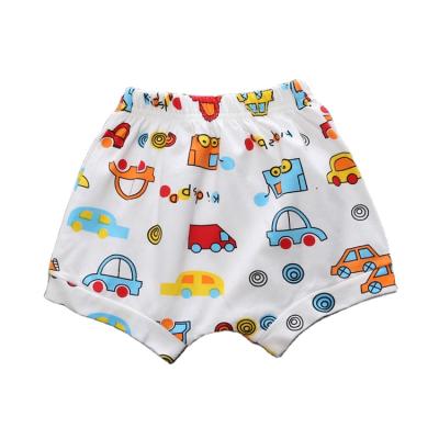 China Various Design Cartoon Car Print Short Pants Toddler Harem Baby Shorts Boy Breathable for sale