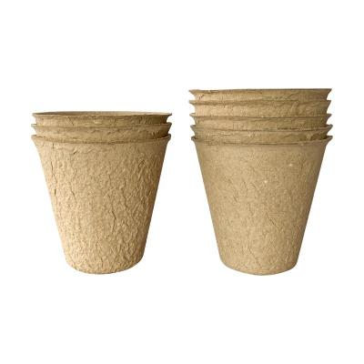 China Eco-Friendly Supplies Pack Biodegradable and Organic Peat Pots Peat Pots Seed Pot Compostable Seed Nursery Growing Growing Cup Kits for sale