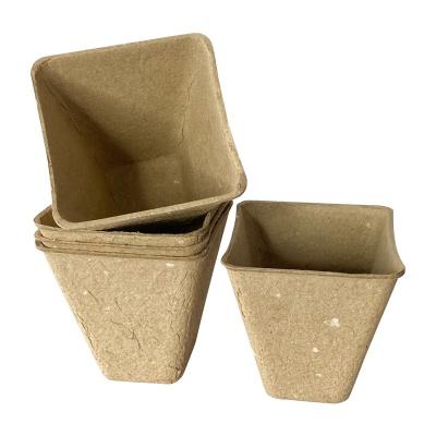 China Eco-friendly Plant Pots Seedling Cup Nutrition Nursery Plastic Containers Garden Pots Garden Tools Garden Products Plant Holder Seedling Cups for sale