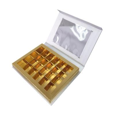 China Recyclable Custom Wedding Favors Gift Truffle Package Truffle Box Candy Matched Hollow Luxury Candy Packaging Empty Chocolate Box for sale