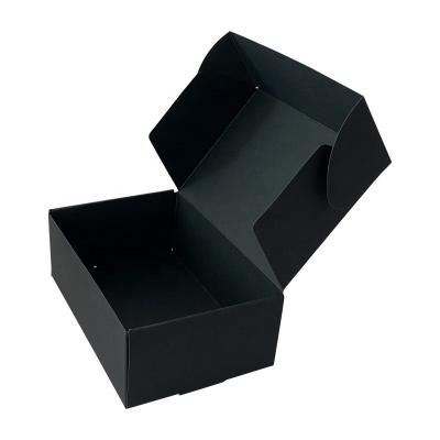 China Recyclable Free Sample Cute Black Mailers Paper Packaging Mailer Postal Mailing Box E Pipe Corrugated Cardboard Mailer Subscription Paper Box for sale