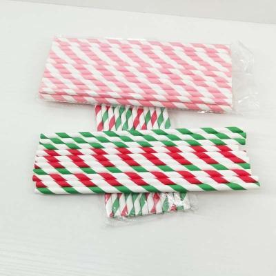 China Recyclable Biodegradable Custom Paper Straw Milkshake Straw Spoon Drinking Paper Straw for sale