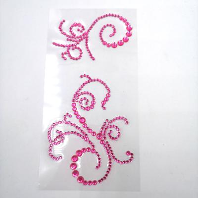 China Cheap Price Waterproof+Eco-friendly Small Diamond Crystal Self Adhesive Craft Gem Stickers for sale