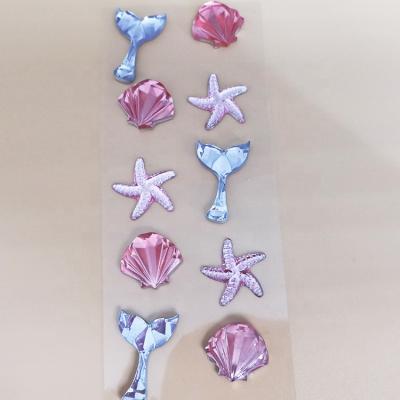 China Custom Waterproof+Eco-friendly Shape Stickers Marine Animal Decoration Stickers Epoxy Resin For Kids Diy for sale