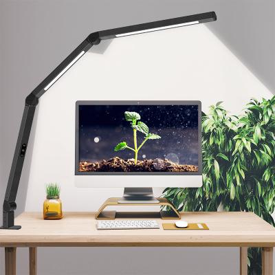 China Modern Metal Swing Table Lamp Office Eye Protection Folding LED Desk Lamp With Swing Arm for sale