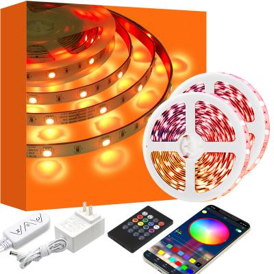 China High Quality 50ft/15m LANDSCAPE 5050 Led Strip Lights Remote Control Multicolor Changing RGB Led Strip Light Set For Christmas Gift for sale