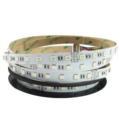 China Hotel wholesale dc24v rgbw plus orange 5 in 1 led rgbww led strip for ktv for sale