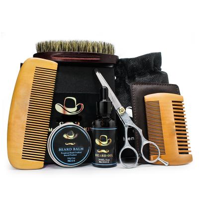 China MOQ100 Private Label Beard Care Home Gift Set Beard Grooming Kit for sale