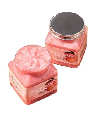 China Hot Selling Organic Exfoliator Vitamin Cl Exfolianting Fruit Salt Moisturizing Body Scrub For Body for sale