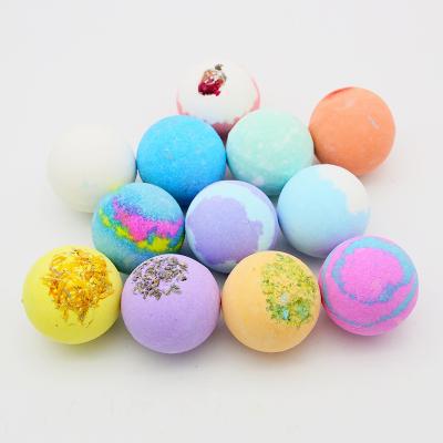 China Essential Oil Natural Private Label Large Salts Bath Bombs With Organic Ingredient Bath Bomb Pack Of 6 for sale