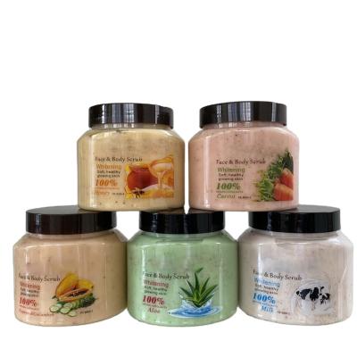 China Corporal Pink Sugar Coffee Body Scrub And Exfoliator Wholesale Body Scrub Set for sale