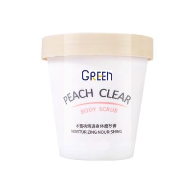 China Best Selling Exfoliator Amazon Moisturizer 2021 Peach Exfoliating Sugar Body Scrub for sale