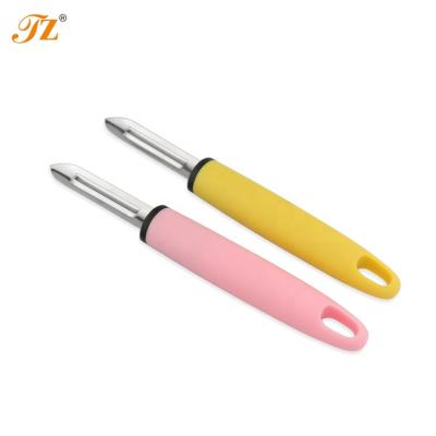 China Viable Factory Wholesale Kitchen Accessories Stainless Steel Vegetable And Fruit Peeler With Plastic Handle for sale