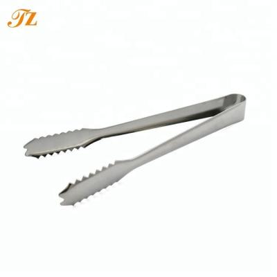 China Sustainable Hot Sale Kitchen Accessories 7" Stainless Steel Food Tong Ice Tong for sale