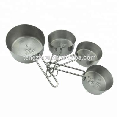 China 4pcs Stainless Steel Viable High Quality Measuring Tools Measuring Cups for sale