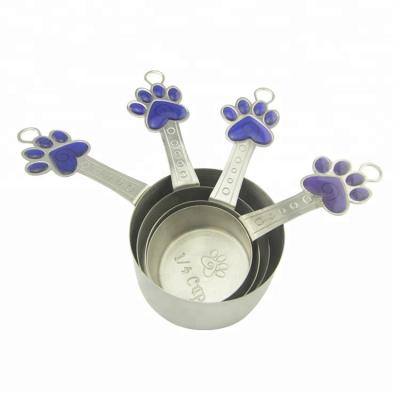 China Sustainable High Quality Measuring Tools 4pcs Stainless Steel Measuring Cups for sale