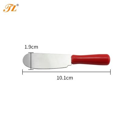 China Factory Hot Sale Viable Promotional Mini Butter Knife With Plastic Handle for sale