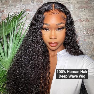 China 13x4 Deep Frontal Human Hair HD Peruvian Human Hair Lace Front Wigs 30inch 30inch Deep Natural Deep Frontal Addictive Lace Front Wigs For Black Women for sale