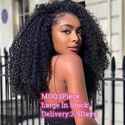 China Addictive Hair Wholesale Sellers Cheap Afro Kinky Curly Wigs 100% Lace Frontal Hair Wigs For Black Women for sale