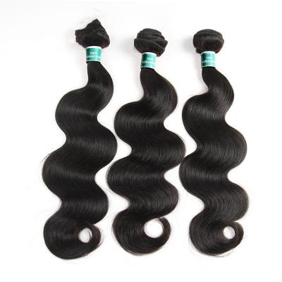 China Addictive 28 30 32 100% Virgin Human Hair 40 Inch Natural Color Brazilian Hair Weaves 1 3 4 Bundles Body Wave Remy Human Hair Extensions Weft 100% for sale