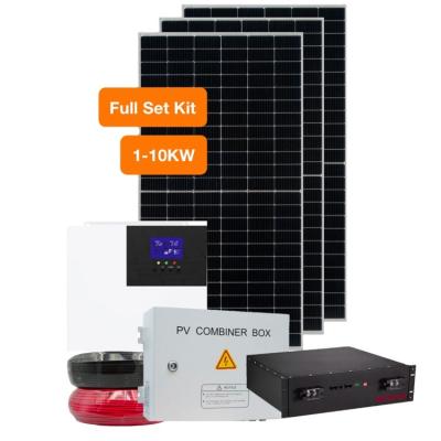 China Outdoor ALL IN ONE hybrid solar system for home AC, heater, refriderator, factory wholesale price. for sale