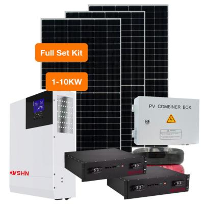 China Outdoor Solar Power Supply Solar Panel System For Home Installation Cost 1000w, 2000w, 3000w for sale