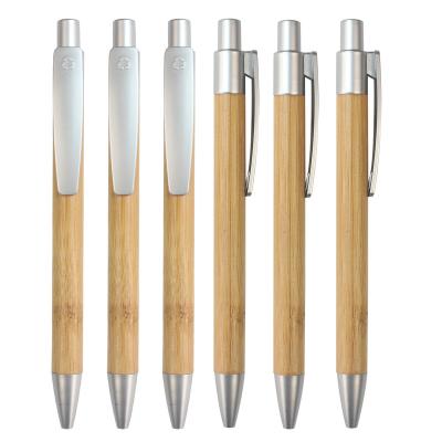 China Promotional Pen Wholesale Bamboo Pen With Logo Personalized Bamboo Ballpoint Pens Eco for Promotion for sale