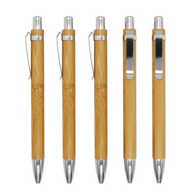 China Hot Selling Custom Logo Pen Bamboo Eco-Friendly Ballpoint Pen Promotional Pen Logo Pen For Promotion for sale