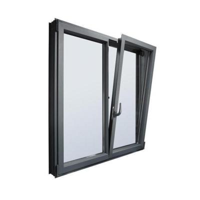 China Magnetic modern aluminum screen tilt&turn window design customized tilt-turn aluminum glass windows for sale