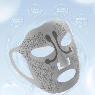 China Anti-Puffiness Microcurrents Mask Infusing Device Importer For Face Beauty EMS Facial Skin Tightening for sale