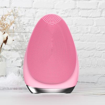 China Electric Acne Treatment Silicone Brush Waterproof Facial Cleansing Brush for sale