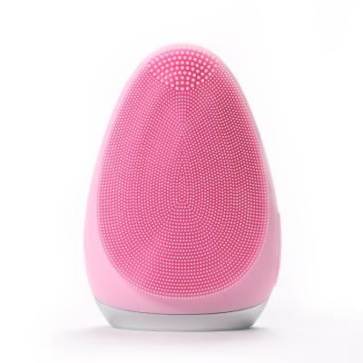 China 2021 Home Beauty Equipment Acne Treatment Brush Silicone Use Detergent Electric Facial Cleansing Brush for sale