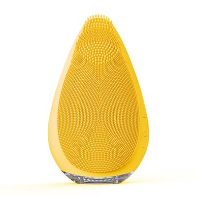 China Popular Customized DEEP CLEANING Electric Sonic Silicone Brush Waterproof Facial Cleansing Brush Skin Care And Tool For Home Use for sale