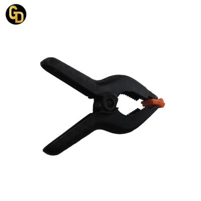 China Steel Plastic Spring Clamp Plastic Black Spring Clamp for sale