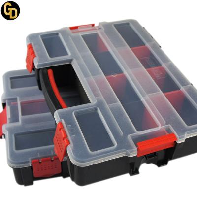 China Hot Sale Durable Outdoor Mechanical Plastic Storage Box Divider PP Tool Box Household Waterproof Plastic Tool Box for sale