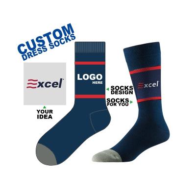 China Breathable Custom Private logo Sport Sock Design Own Logo Men Crew Socks No Minimum Order Bamboo Cotton Black Man Custom Socks for sale