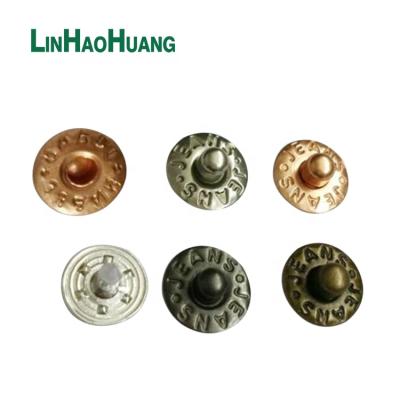 China 2020 hot sale 9.5MM nickel free series bags double metal rivets clothes rivet for sale